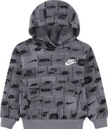 Nike Kids' Logo Print Fleece Hoodie