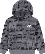 Nike Kids' Logo Print Fleece Hoodie
