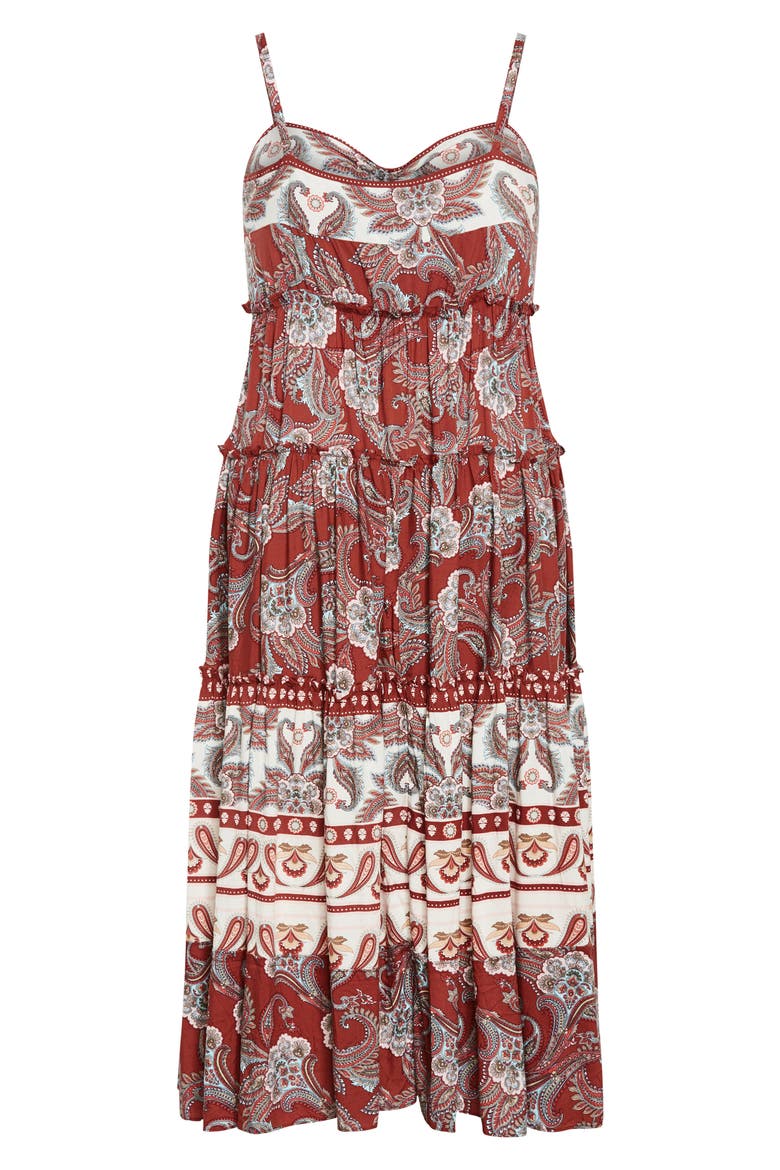 Lilah Love Paisley Maxi Dress, Alternate, color, PAISLEY