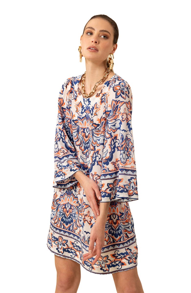 Hale Bob Flora Silk Dress, Alternate, color,