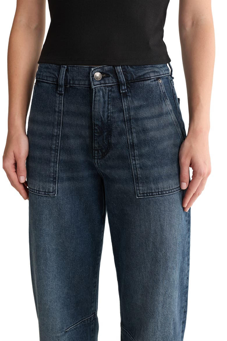 BNA Soft Curve Barrel Jeans, Alternate, color, SATURDAY NIGHT