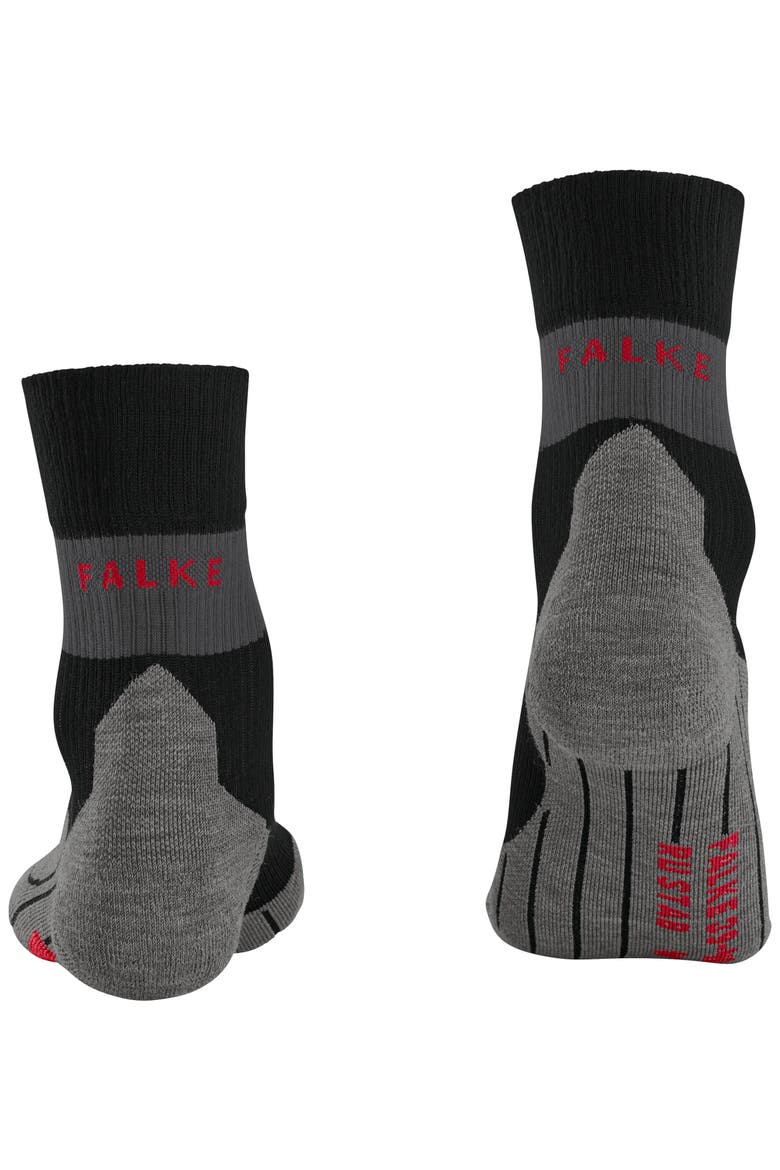 RU Compression Stabilizing Running Socks, Alternate, color, Black-Mix