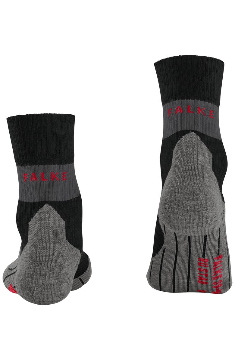 Falke RU Compression Stabilizing Running Socks, Alternate, color, Black-Mix