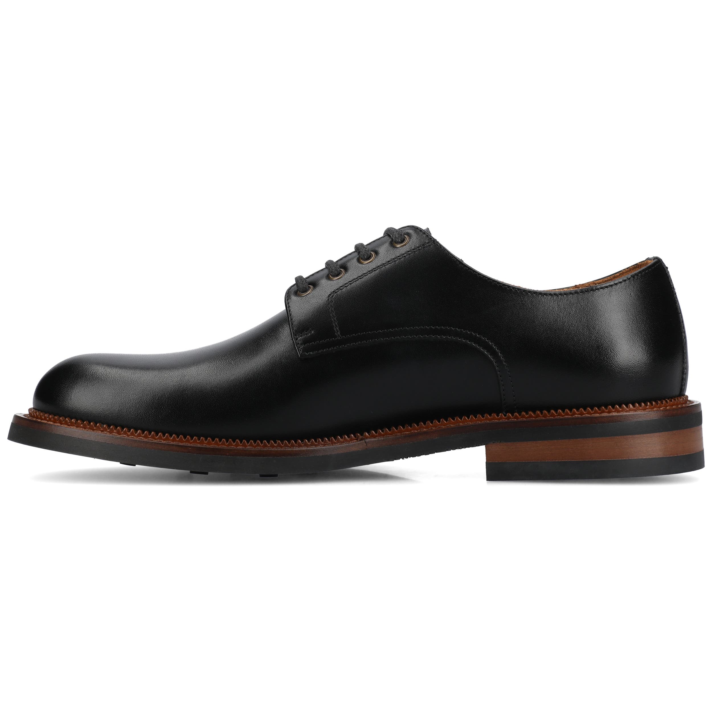 TAFT The Miles Medium and Wide Width Oxford Dress Shoe, Alternate, color, Black
