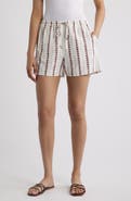 Cloth & Stone Shell Print Drawstring Shorts