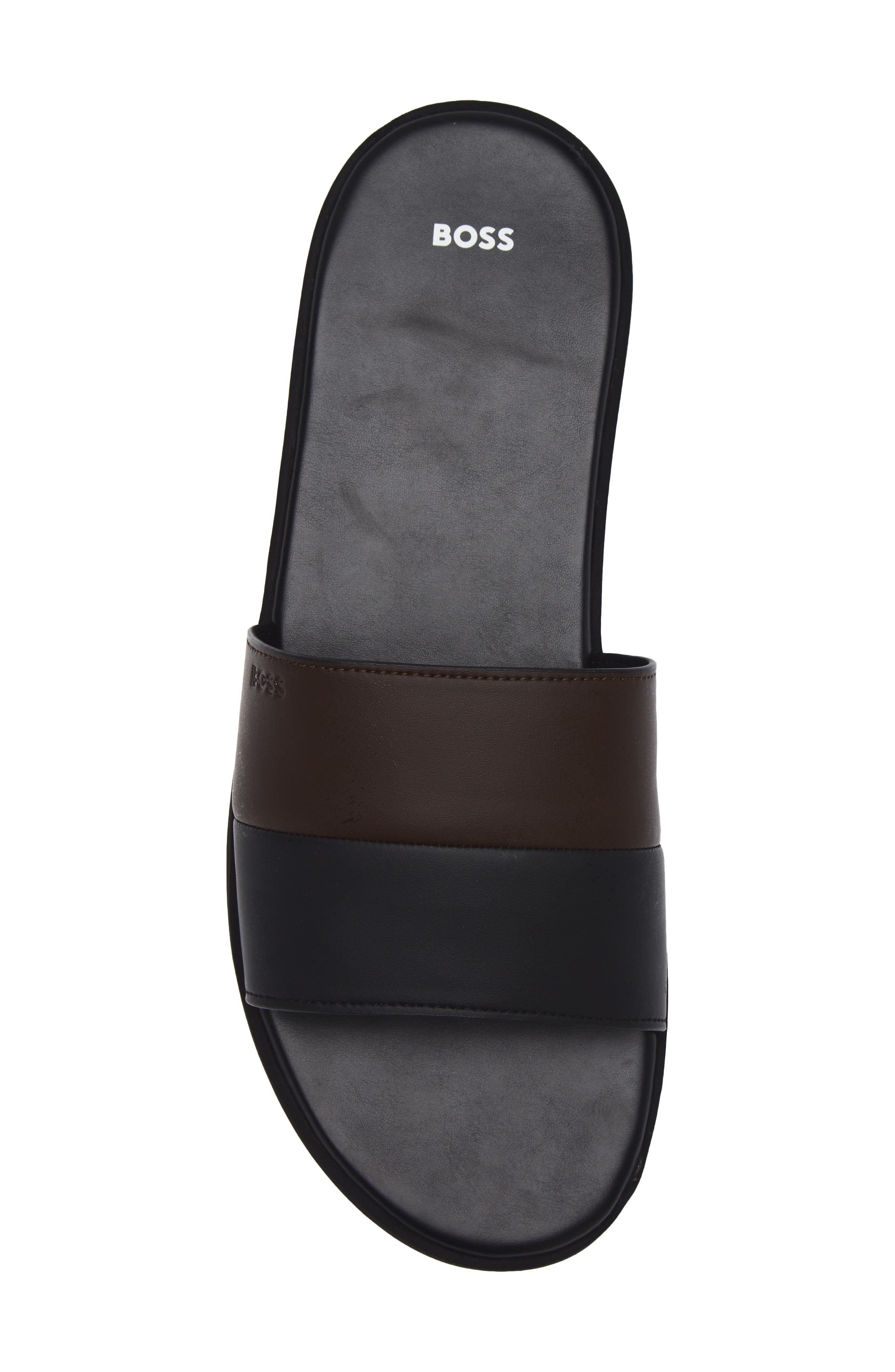 BOSS Darrel Slide Sandal, Alternate, color, Black