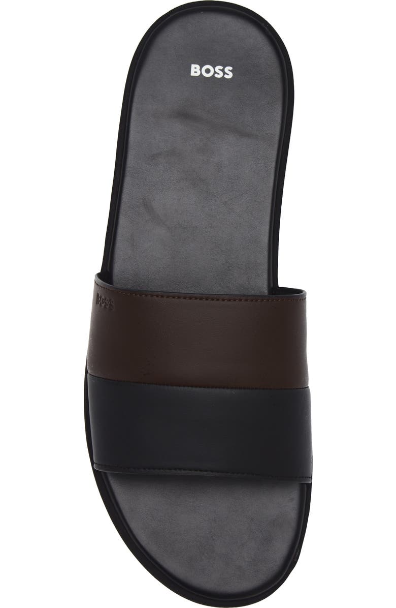 BOSS Darrel Slide Sandal, Alternate, color, Black