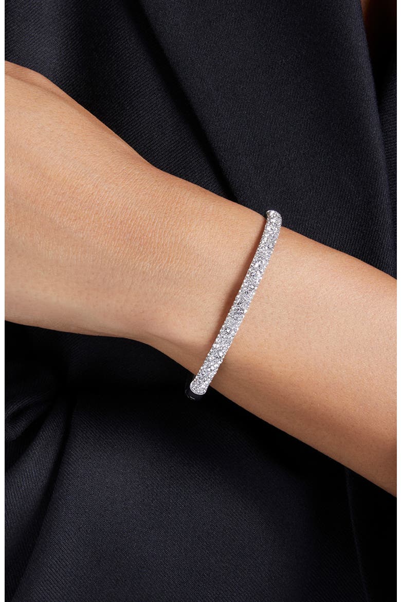 Sublima Hinge Bangle, Alternate, color, SILVER