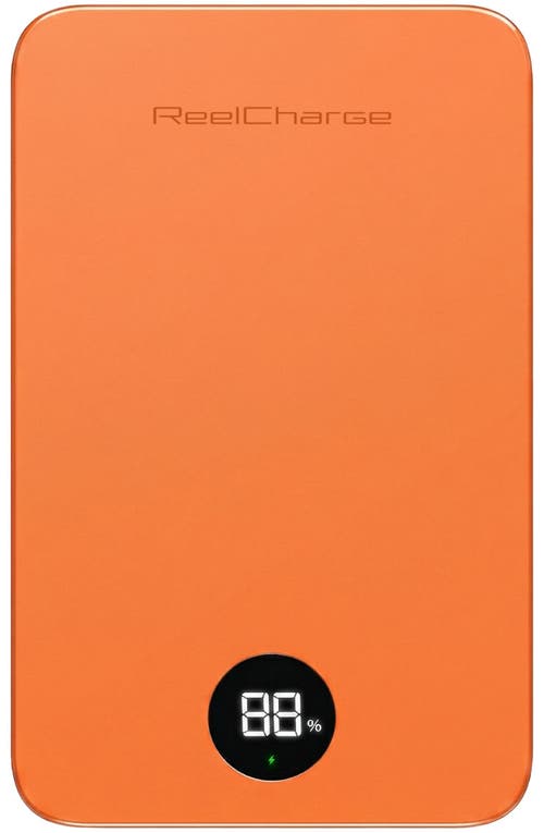ReelCharge ReelSafe Semi-Solid State Power Bank 5,000 mAh in Orange at Nordstrom