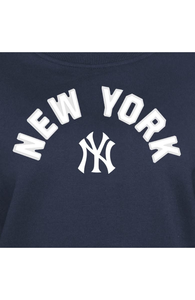New Era Women's New Era Navy New York Yankees Gameday Crewneck Sweatshirt, Alternate, color, Navy