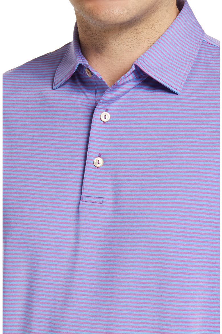 Hales Pinstripe Performance Polo, Alternate, color, DRAGON FRUIT