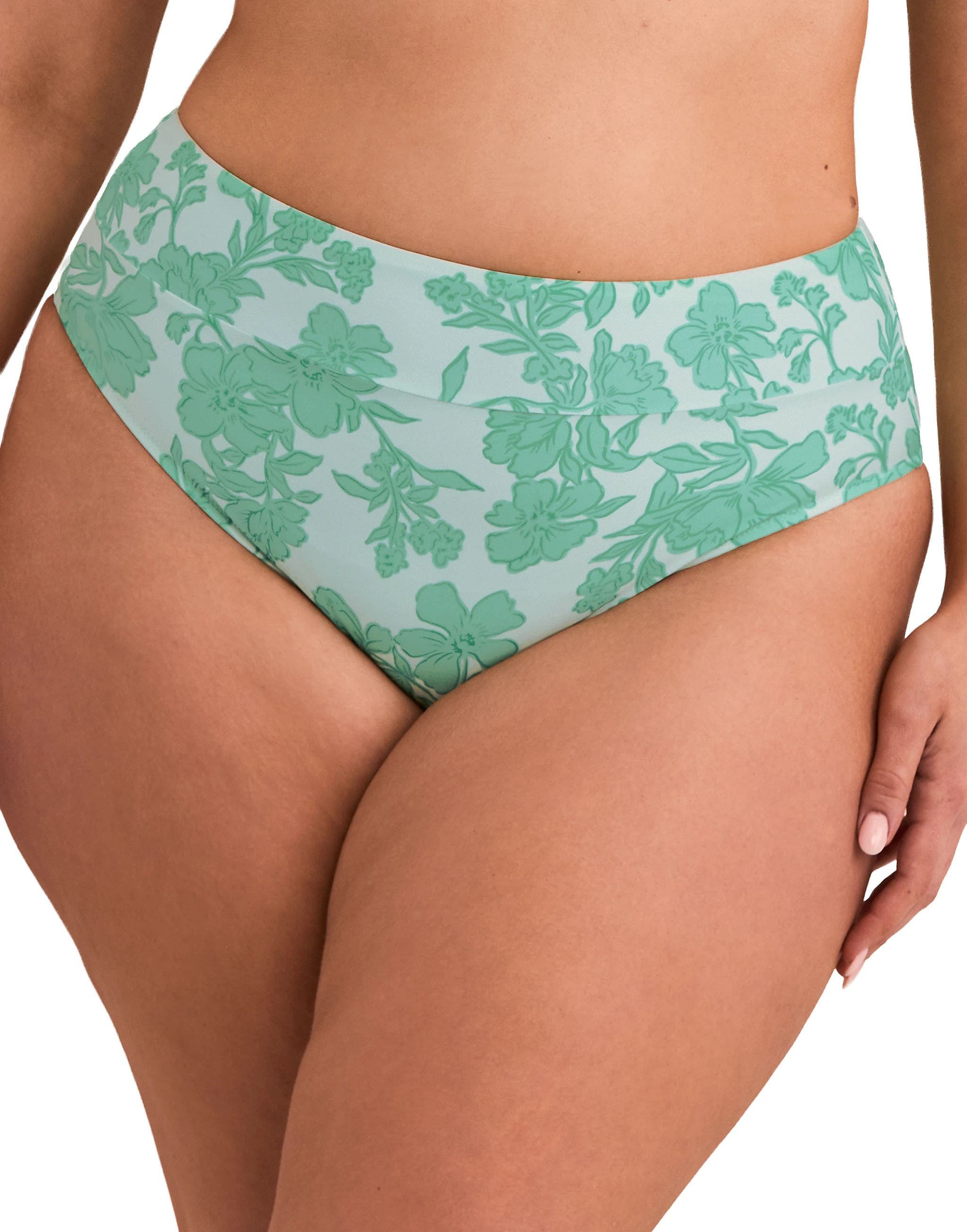 selected Floral green