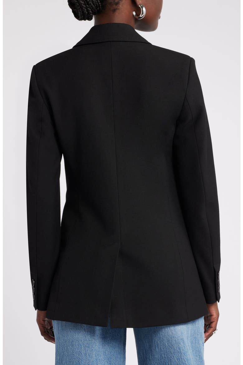 One-Button Blazer, Alternate, color, BLACK