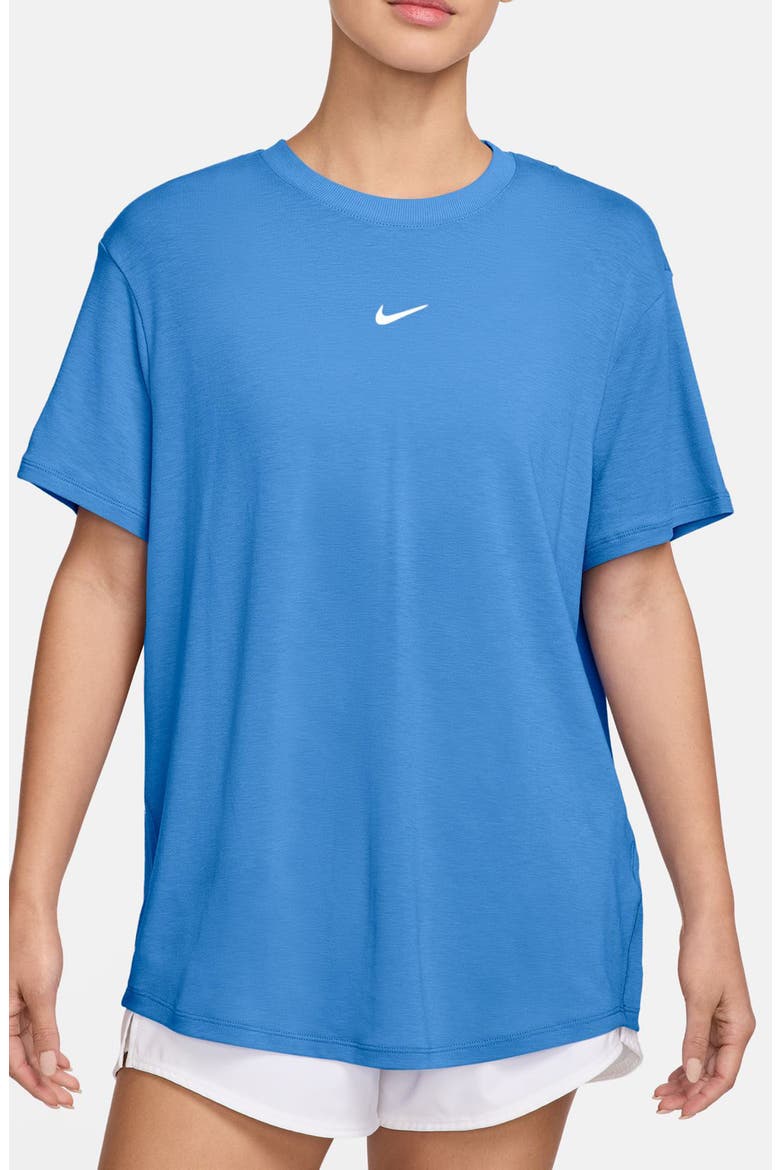 One Relaxed Dri-FIT T-Shirt, Main, color, 412 UNVBLU/WHITE