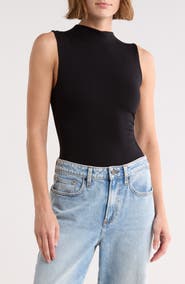 Blu Pepper Side Cinched Mock Neck Top