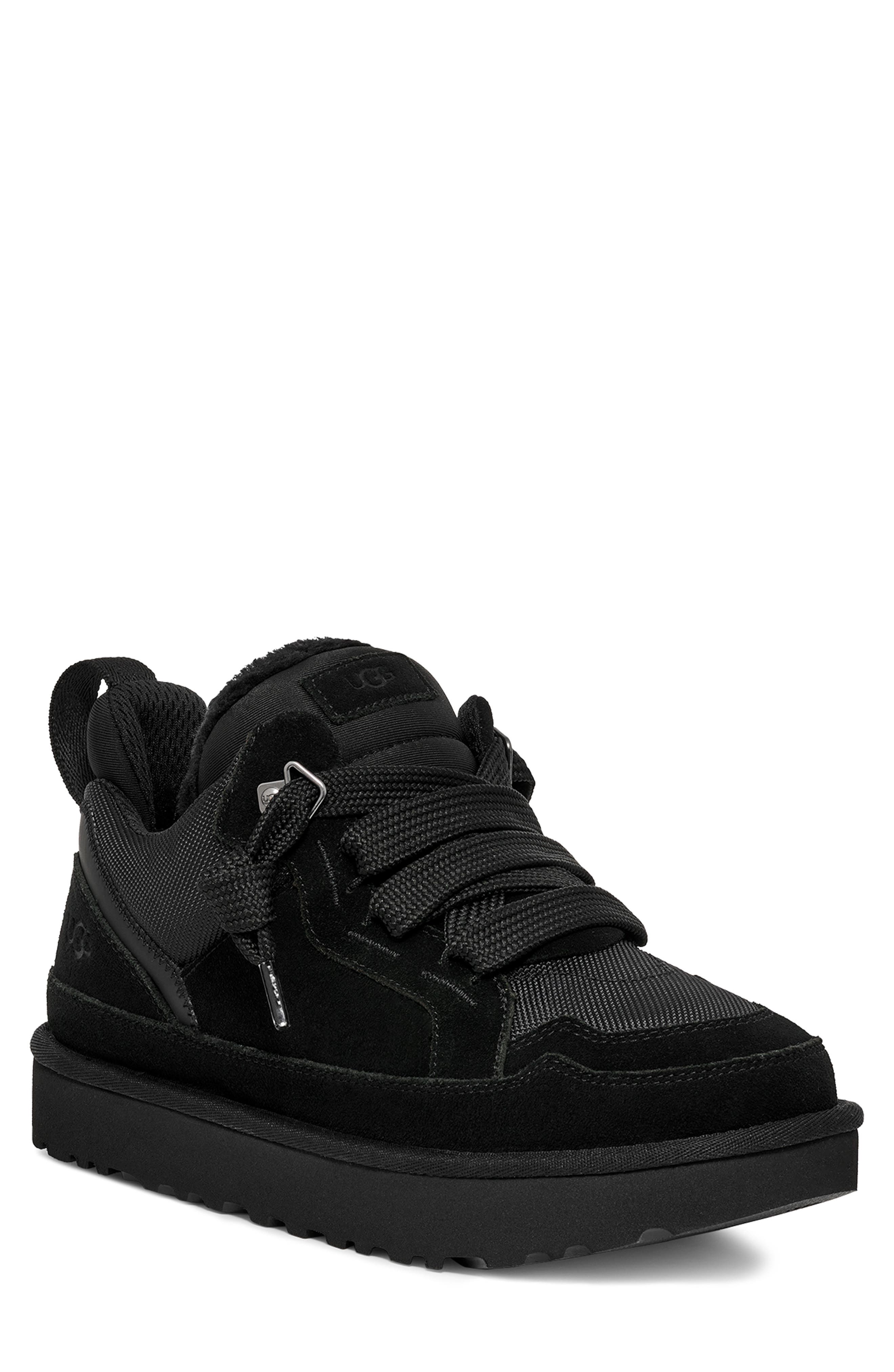 UGG<sup>®</sup> Lowmel Sneaker, Alternate, color, Black