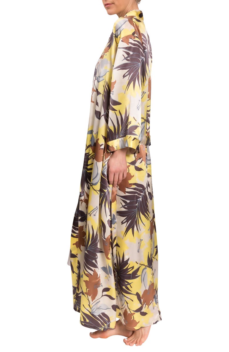 Everyday Ritual Colette Satin Wrap, Alternate, color, Tropical Foliage