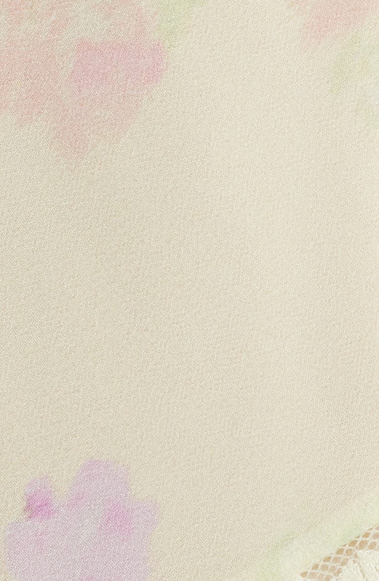 LoveShackFancy Serima Floral Ruffle Minidress, Alternate, color,