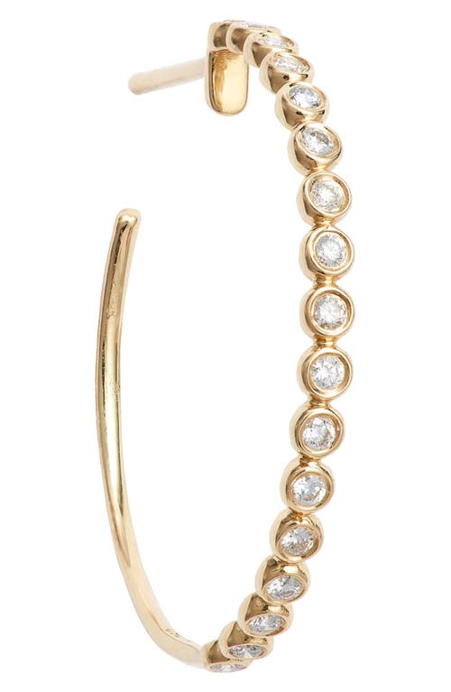 Bony Levy Diamond Hoop Earrings In Gold
