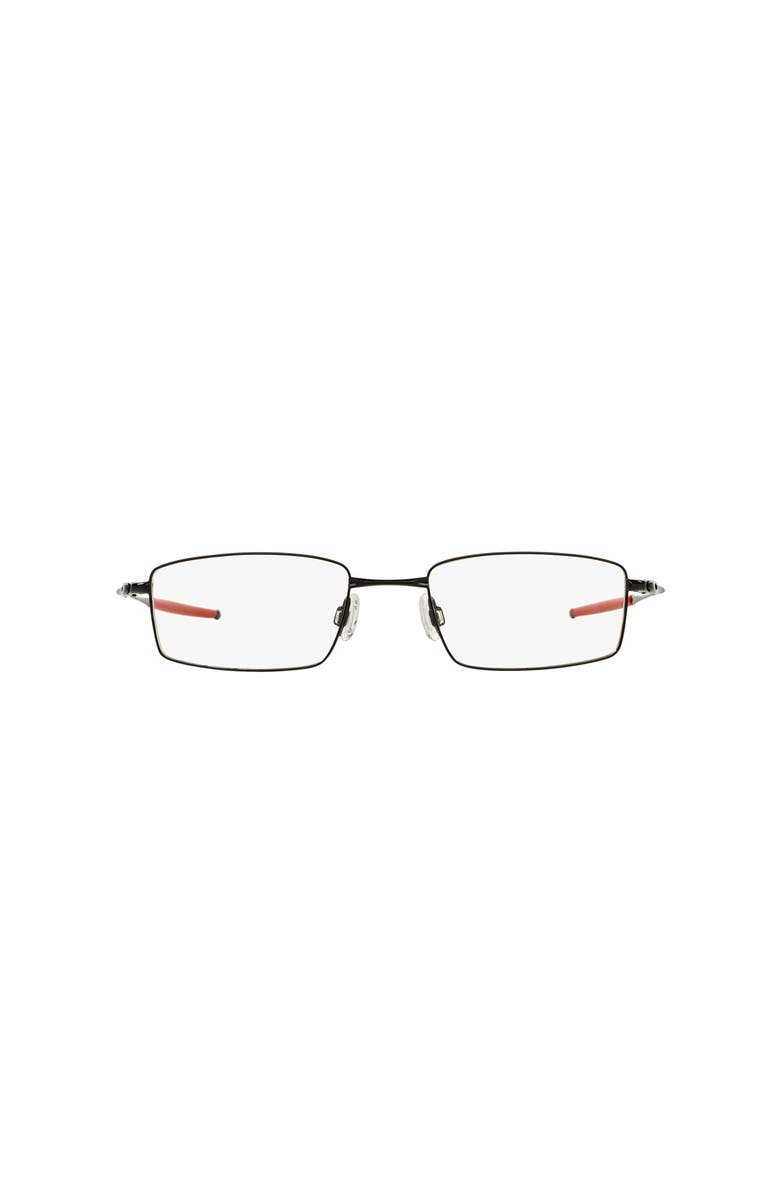 Oakley 51mm Rectangle optical glasses, Alternate, color, Black
