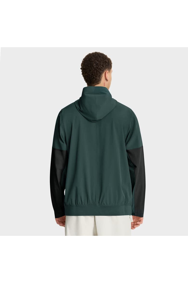 Men's Nike Green Michigan State Spartans Anorak Half-Zip Hoodie Jacket, Alternate, color, Green