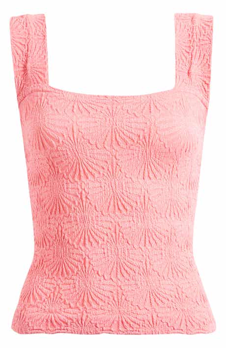 Free People Love Letter Floral Knit Camisole