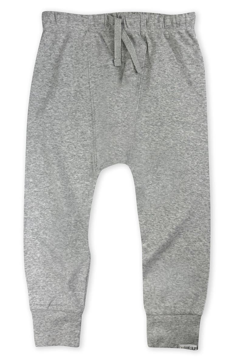 BUTTERBLU Kids' Jordan Assorted 4-Pack Organic Cotton Joggers, Alternate, color, Stone