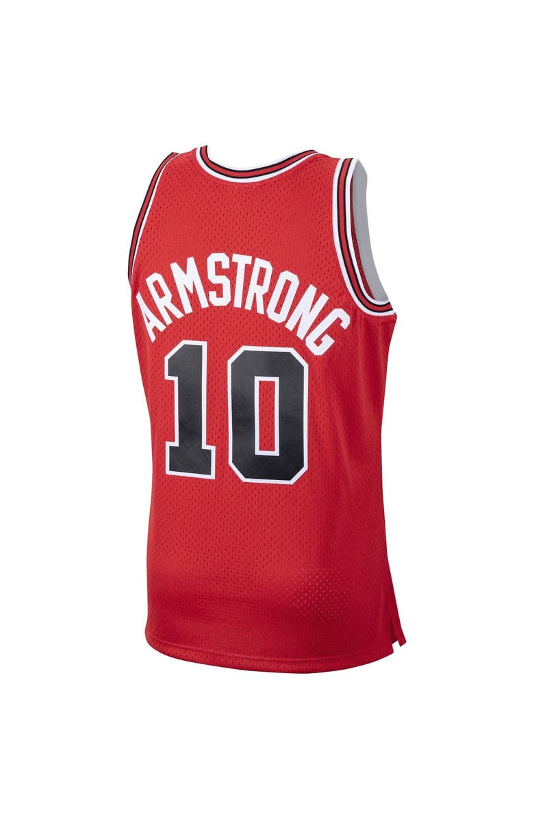 Mitchell & Ness Men's Mitchell & Ness B. J. Armstrong Red Chicago Bulls 2001/02 Hardwood Classics Swingman Jersey, Alternate, color, 