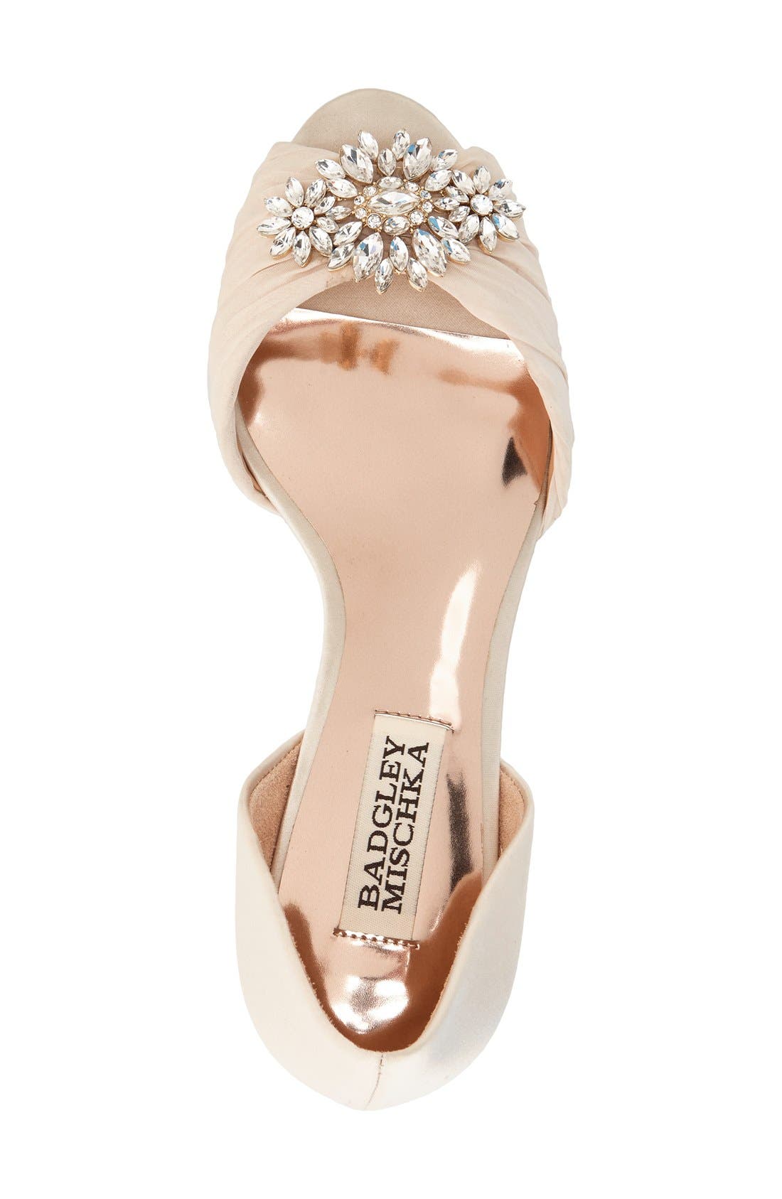 Badgley Mischka 'Caitlin' Pump, Alternate, color, IVORY