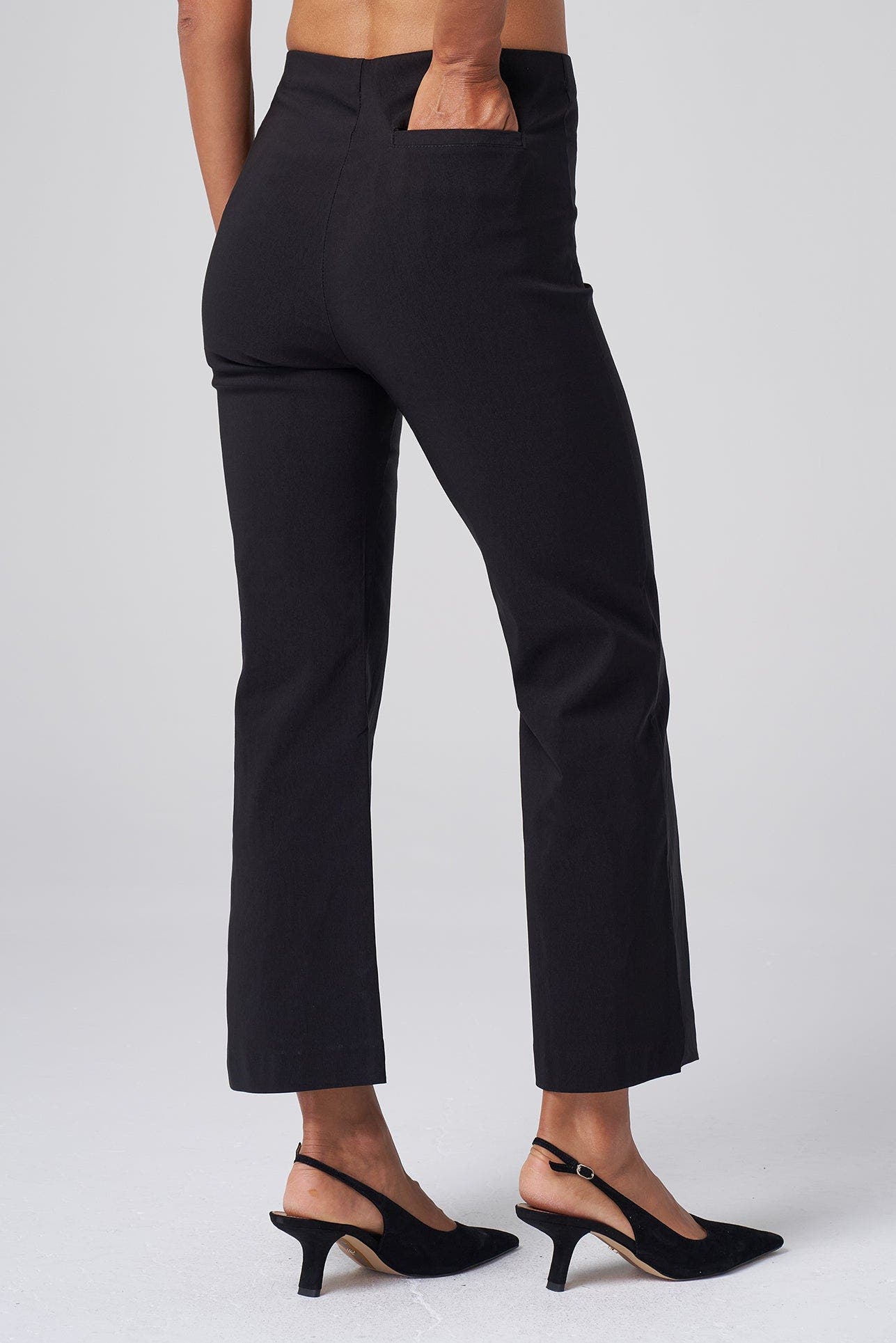 High-Rise Pull-On Stretch Kick Flare Pant - image 2