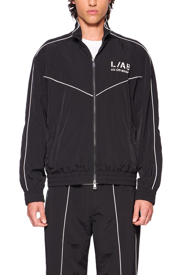 Diag Track Jacket, Main, color, BLACK