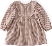 Pehr Gingham Ruffle Organic Cotton Dress