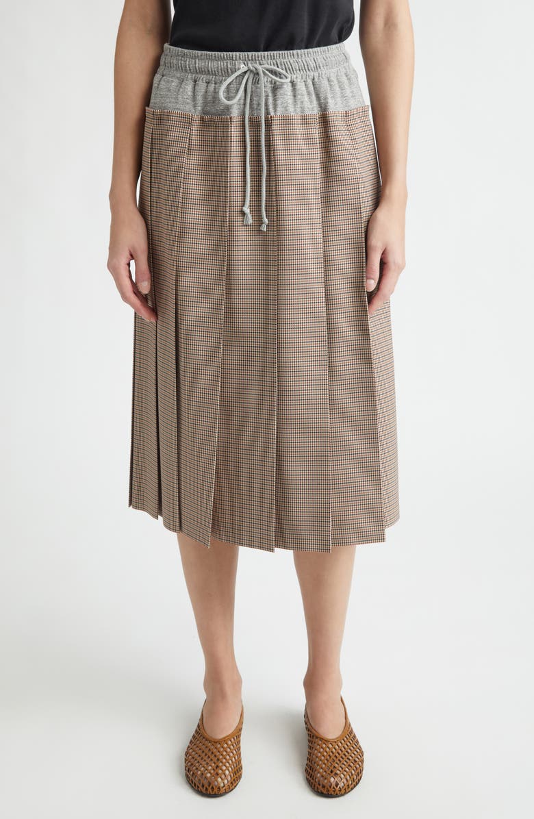 Undercover Drawstring Pleated Skirt, Main, color, 