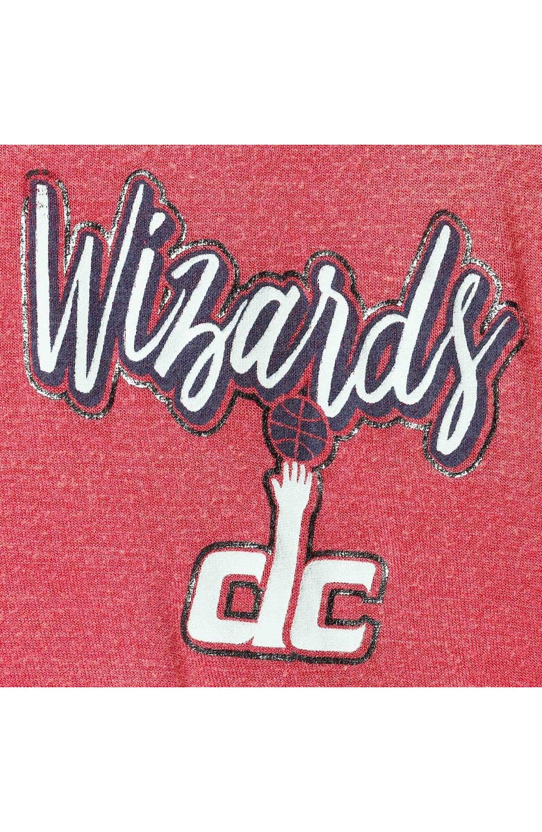 New Era Women's New Era Red Washington Wizards Potassium Cross V-Neck Tee, Alternate, color, 