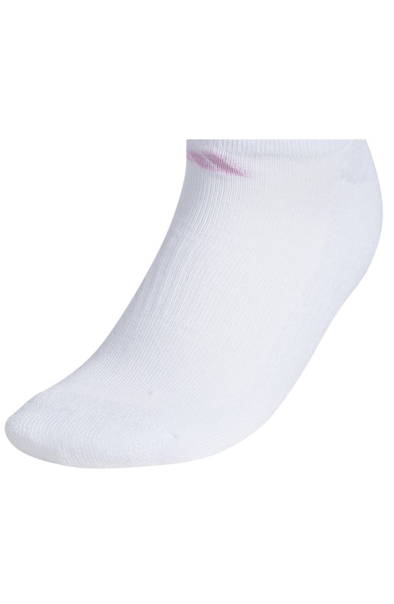 adidas Athletic Cushion Socks - Pack of 6, Alternate, color, White
