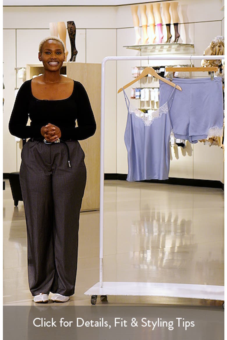 Silk Lace Cami Short Pajamas video