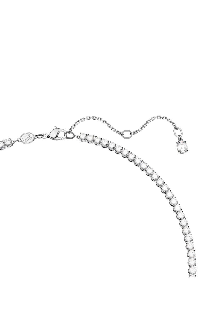 Swarovski Matrix Tennis Necklace, Alternate, color, 