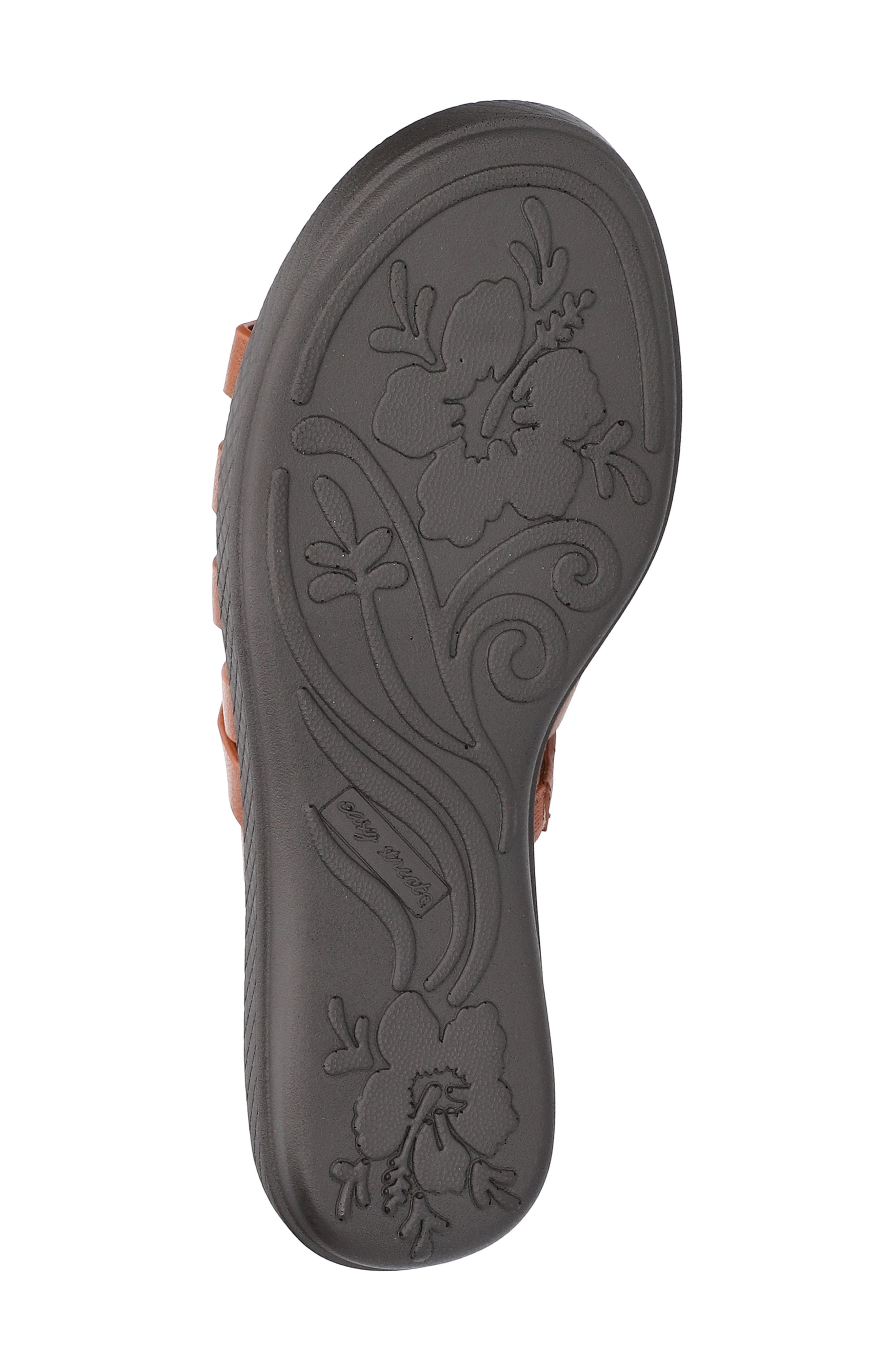 Sheri Open Toe Sandal, Alternate, color, COGNAC