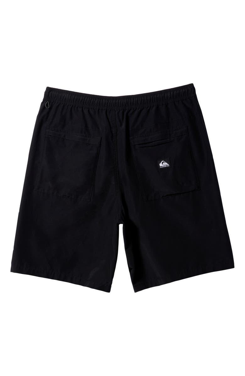 Quiksilver Griff Taxer Baggy Shorts, Alternate, color, Black
