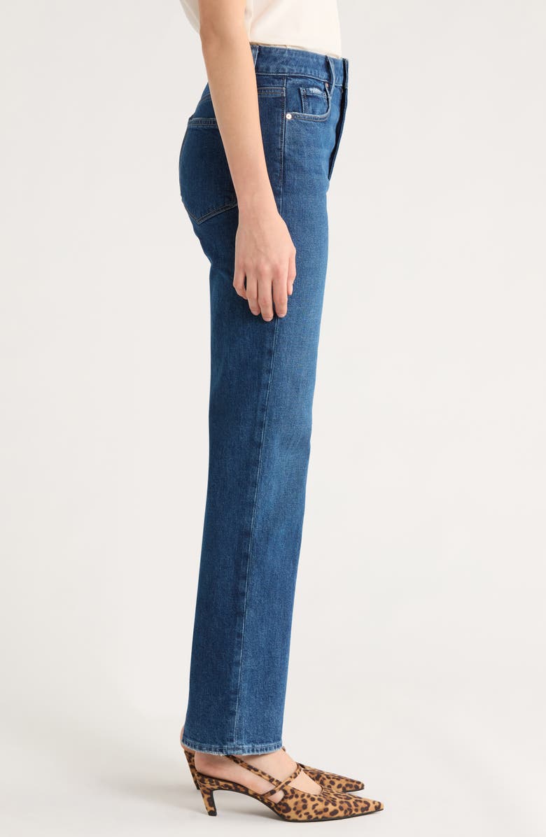 PAIGE Stevie High Waist Straight Leg Jeans, Alternate, color, Sound Check