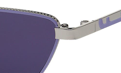 Florence By Mills 56mm Cat Eye Sunglasses In Purple