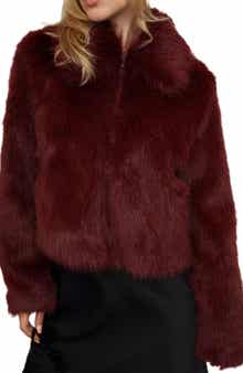 Faux Fur Shirt Jacket
