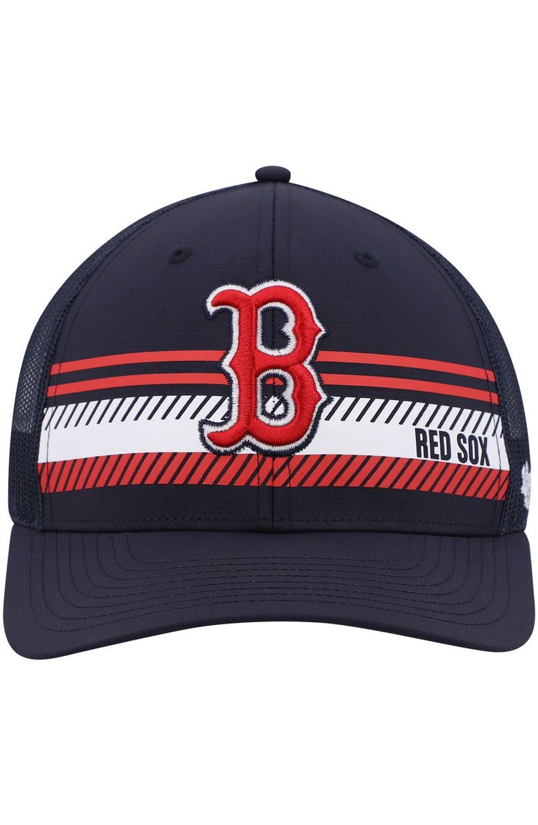 '47 Men's '47 Navy Boston Red Sox Cumberland Trucker Snapback Hat, Alternate, color, Navy
