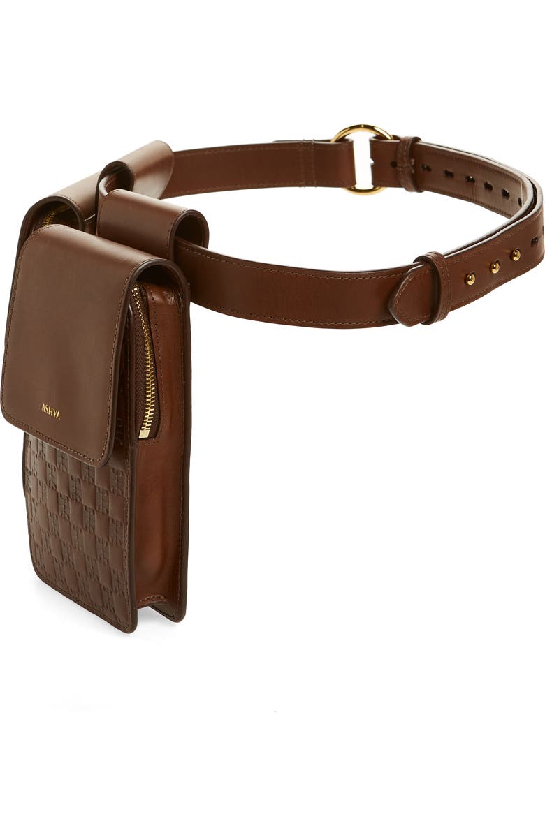 ASHYA Heritage Multi Pouch Leather Belt Bag, Alternate, color,