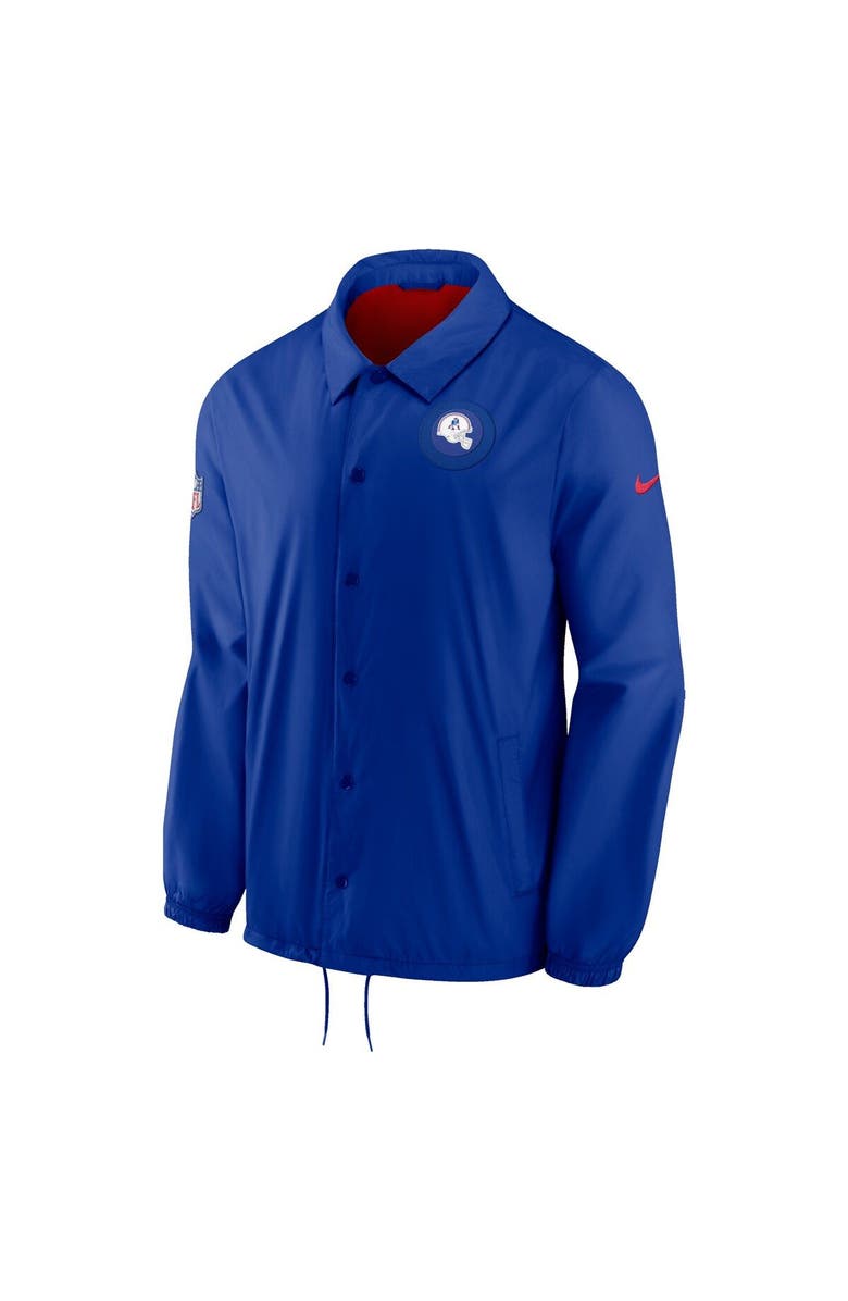 Nike Men's Nike Royal New England Patriots Sideline Coaches Performance Full-Snap Jacket, Alternate, color, Royal