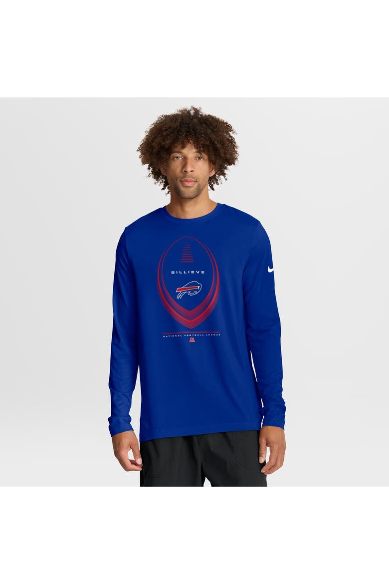 Men's Nike Royal Buffalo Bills Legend Icon Dri-FIT Long Sleeve T-Shirt, Main, color, Royal