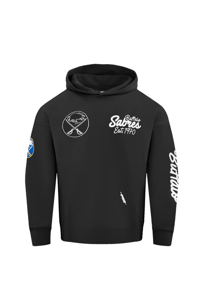 PRO STANDARD Men's Pro Standard  Black Buffalo Sabres Paint the City Pullover Hoodie, Alternate, color, 