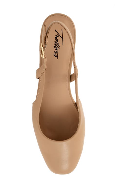Trotters Dottie Slingback Pump In Beige