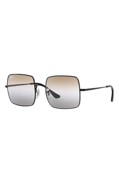 Ray Ban Ray-ban 54mm Gradient Square Sunglasses In Gray