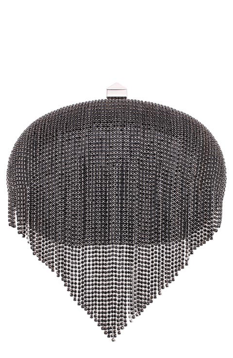 Crystal Chain Draped Minaudier